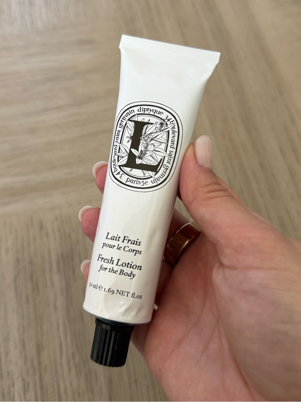 Diptyque Paris Fresh Lotion for Body Lait Frais Set of 2 50ml Travel Size NEW